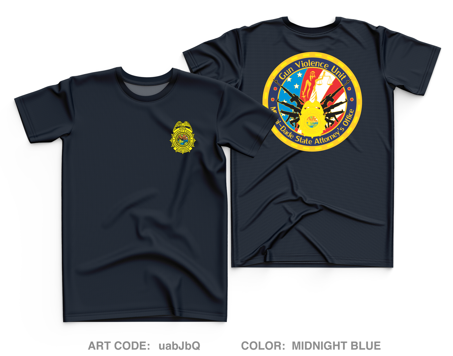 Miami Dade State Attorney - Gun Violence Unit Core Men's SS Performance Tee - uabJbQ