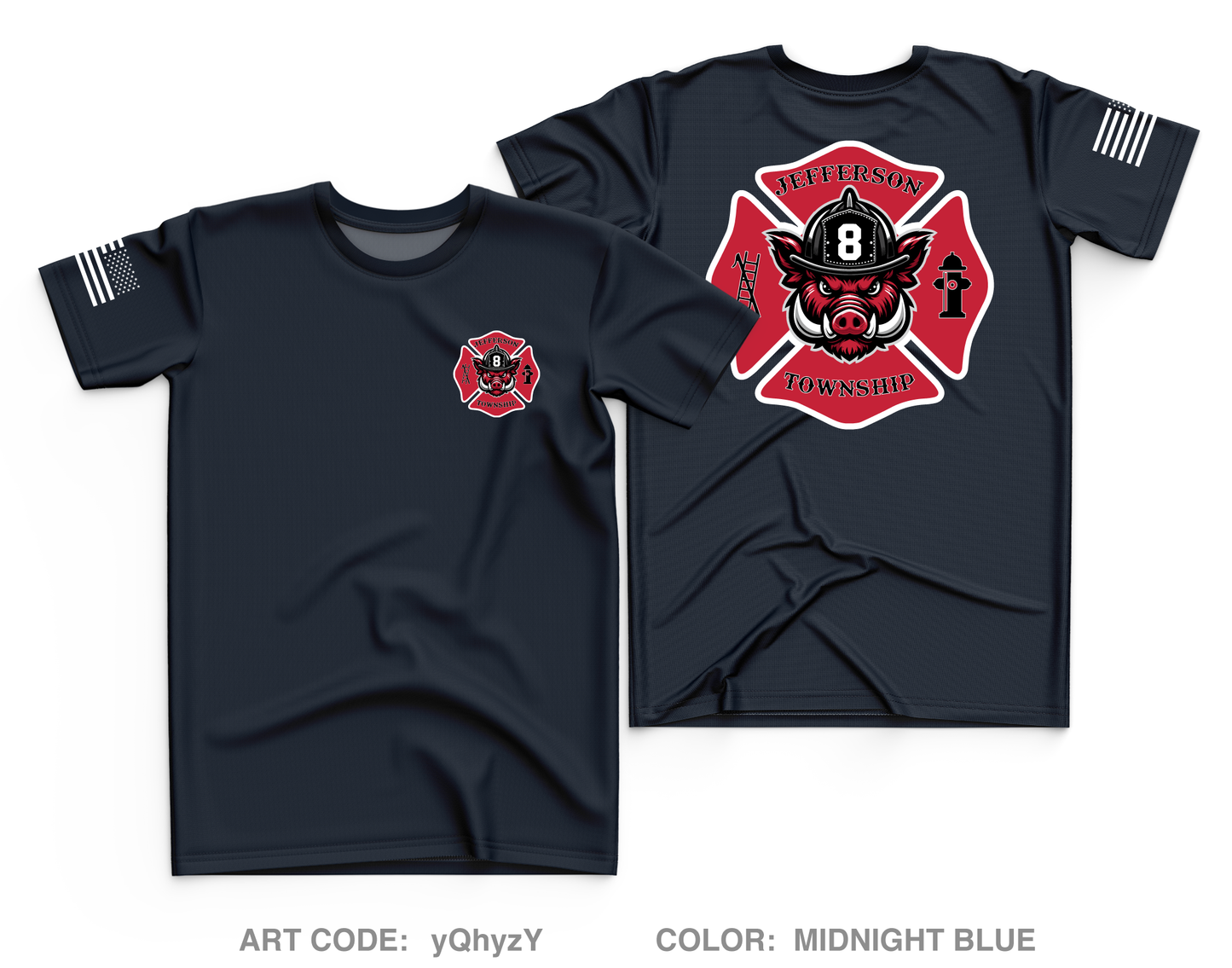 Jefferson Twp Fire/Rescue Store 1 Core Men's SS Performance Tee - yQhyzY