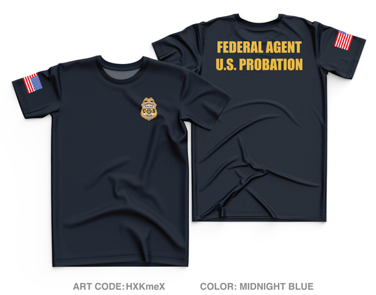 U.S. Probation Core Men's SS Performance Tee - HXKmeX