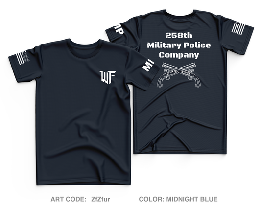 258 Military Police Company Core Men's SS Performance Tee - ZfZfur