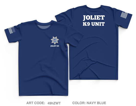 Joliet Police K9 Unit Core Men's SS Performance Tee - 49hZWT