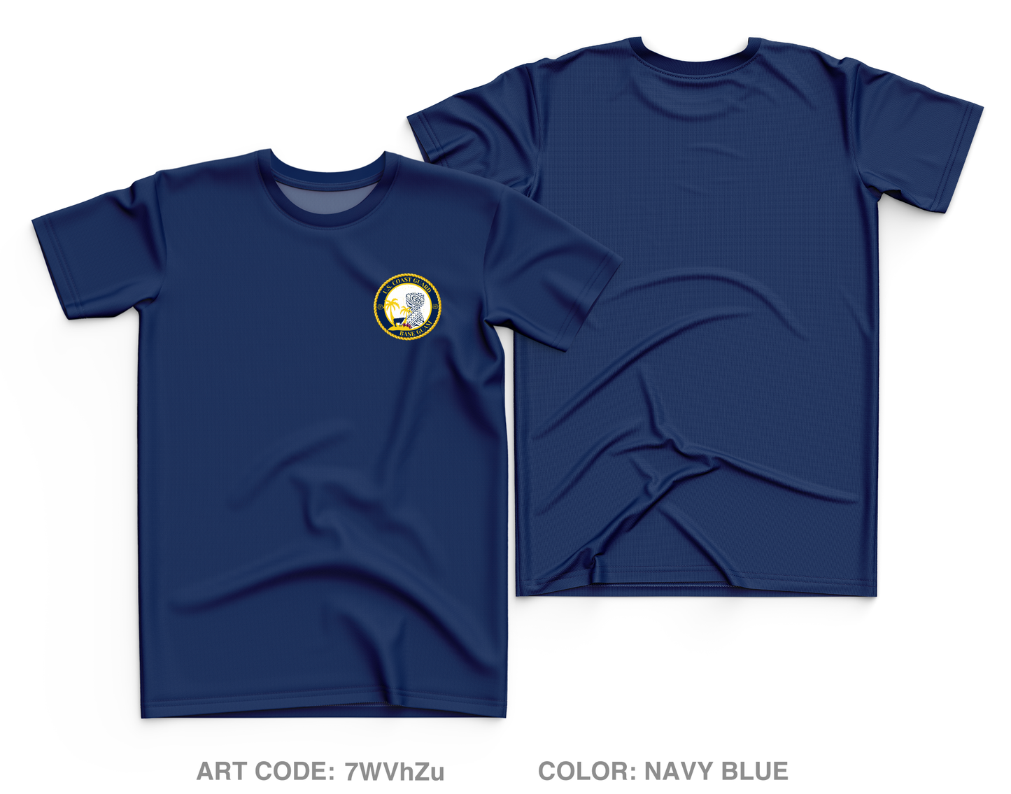 USCG Base Guam Core Men's SS Performance Tee - 7WVhZu