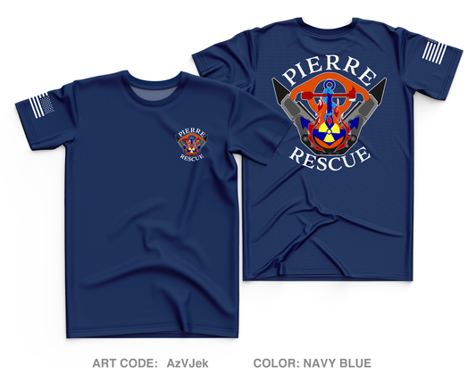 Pierre Rescue Squad Core Men's SS Performance Tee - AzVJek
