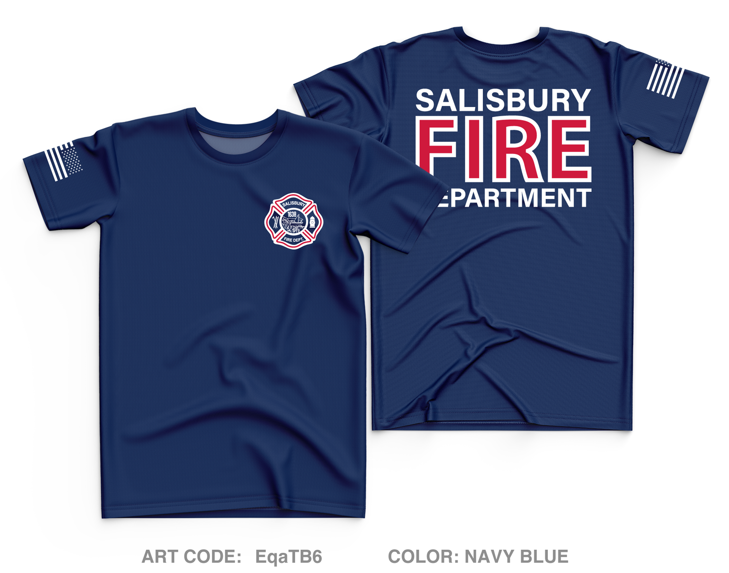Salisbury Fire Department Core Men's SS Performance Tee - EqaTB6