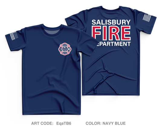 Salisbury Fire Department Core Men's SS Performance Tee - EqaTB6