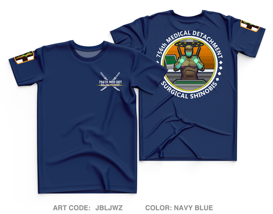756TH MEDICAL DETACHMENT Core Men's SS Performance Tee - JBLJWZ