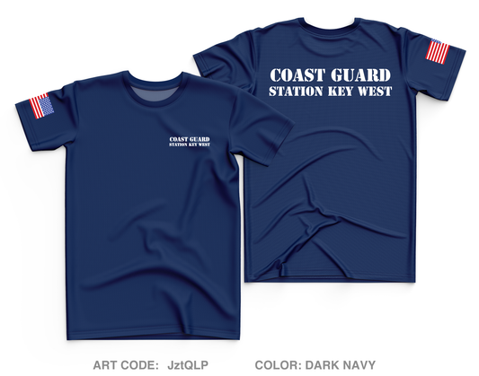 Coast Guard Station Key West Store 1 Core Men's SS Performance Tee - JztQLP