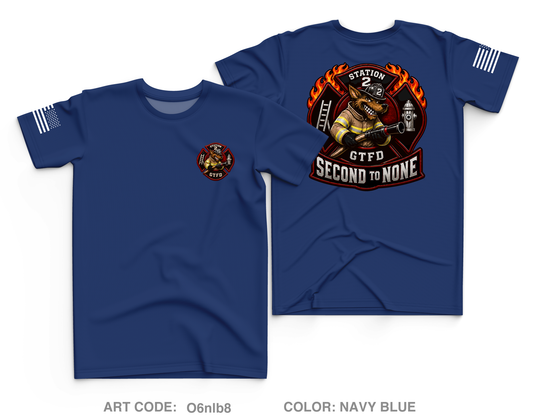 GTFD Station 2 Fundraising Collection Core Men's SS Performance Tee - O6nlb8