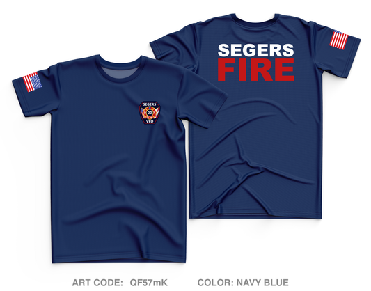 Segers Fire & Rescue Core Men's SS Performance Tee - QF57mK
