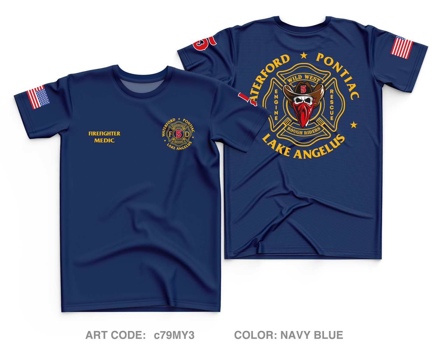 Station 5 Core Men's SS Performance Tee - c79MY3