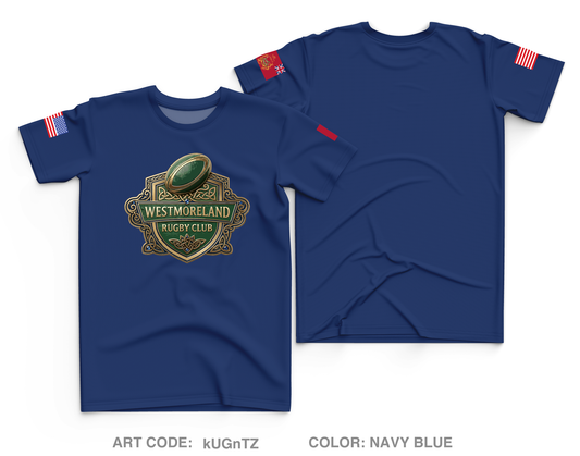 Westmoreland Rugby Club Core Men's SS Performance Tee - kUGnTZ