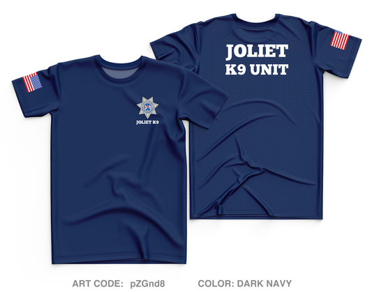 Joliet Police K9 Unit Core Men's SS Performance Tee - pZGnd8