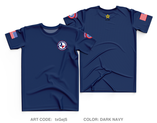 Dallas Fort Worth Recruiting Battalion Core Men's SS Performance Tee - txGejS