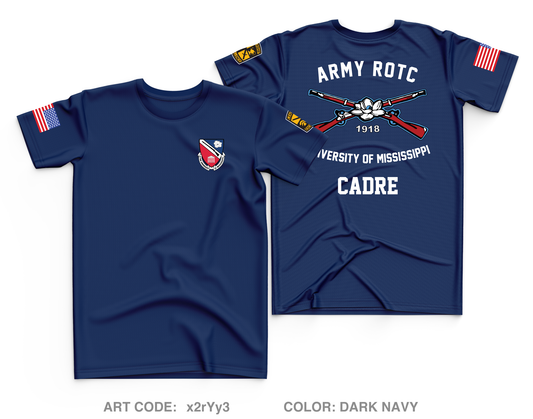 Ole Miss ROTC Core Men's SS Performance Tee - x2rYy3