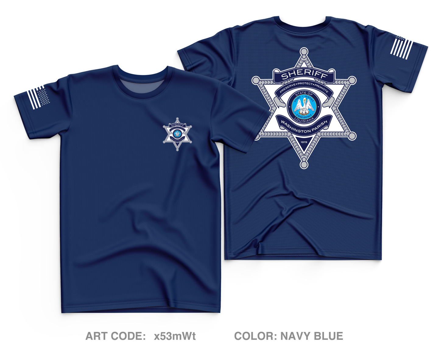 Washington Parish Sheriff’s Office Core Men's SS Performance Tee - x53mWt