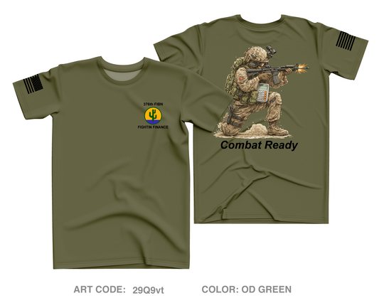 376th Finance Battalion Core Men's SS Performance Tee - 29Q9vt