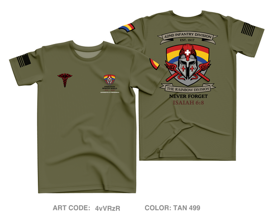 42ID MEDICS  Core Men's SS Performance Tee - 4vVRzR