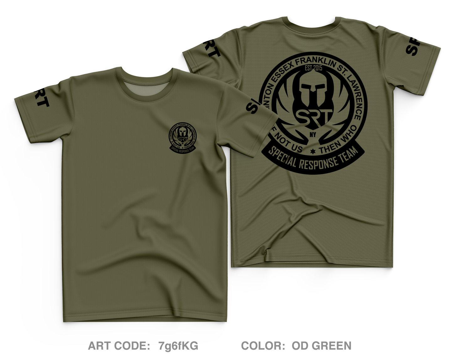 Northern Regional Special Response Team Core Men's SS Flex Performance Tee - 7g6fKG