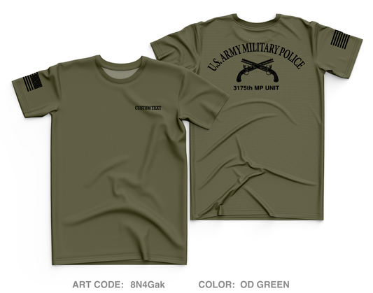 3175th MP Company Core Men's SS Performance Tee - 8N4Gak