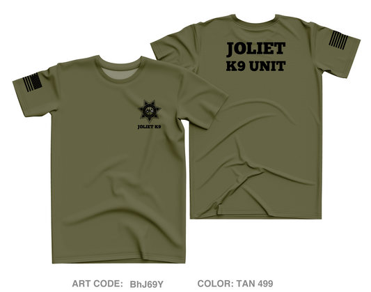 Joliet Police K9 Unit Core Men's SS Performance Tee - BhJ69Y
