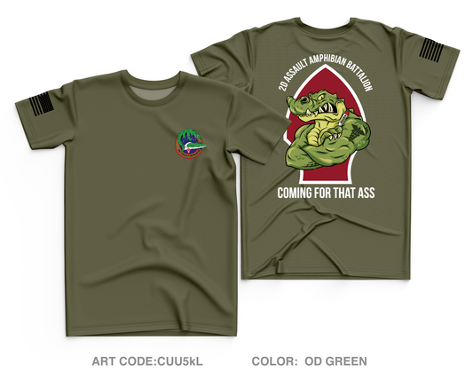 2d Assault Amphibian Battalion Core Men's SS Performance Tee - CUU5kL