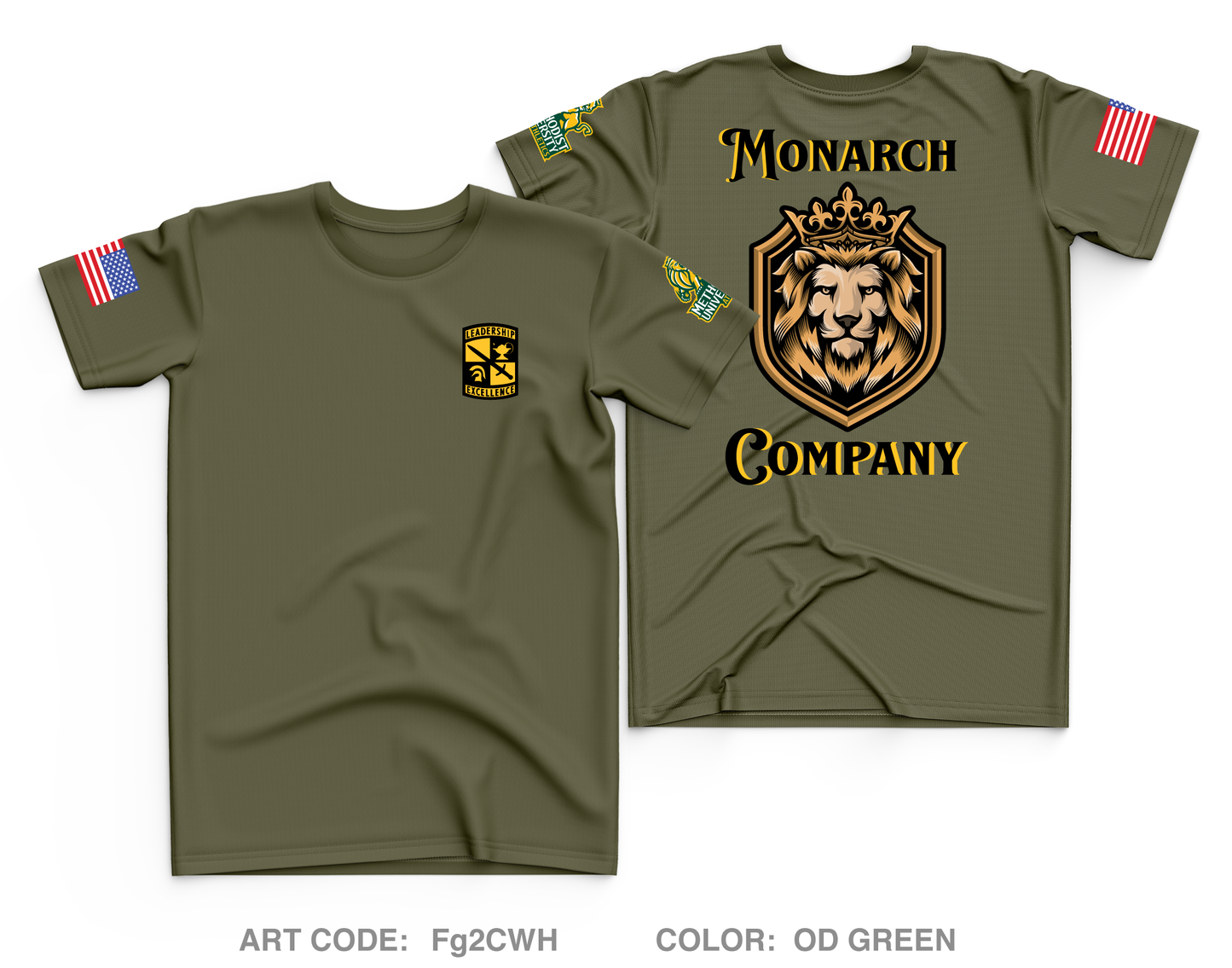 Monarch Company Core Men's SS Performance Tee - Fg2CWH