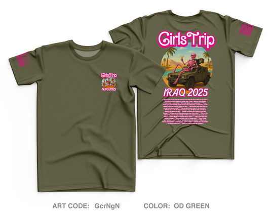 Iraq 2025 Girls Trip Core Men's SS Performance Tee - GcrNgN