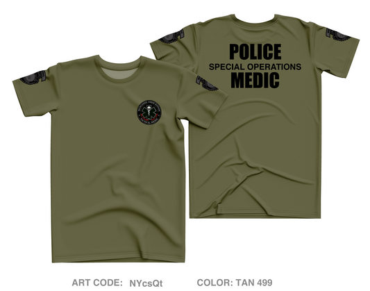 Muscogee Creek Nation Tactical medical Core Men's SS Performance Tee - NYcsQt