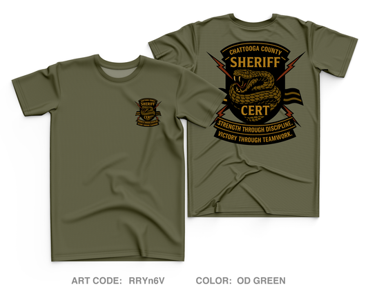 CCSO Collection Store 3 Core Men's SS Performance Tee - RRYn6V