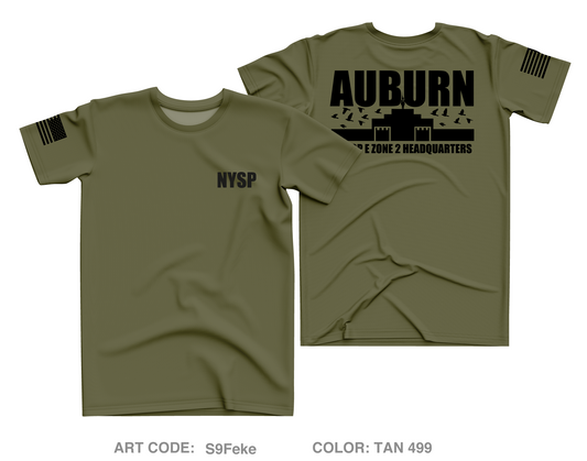 NYSP Auburn Core Men's SS Performance Tee - S9Feke