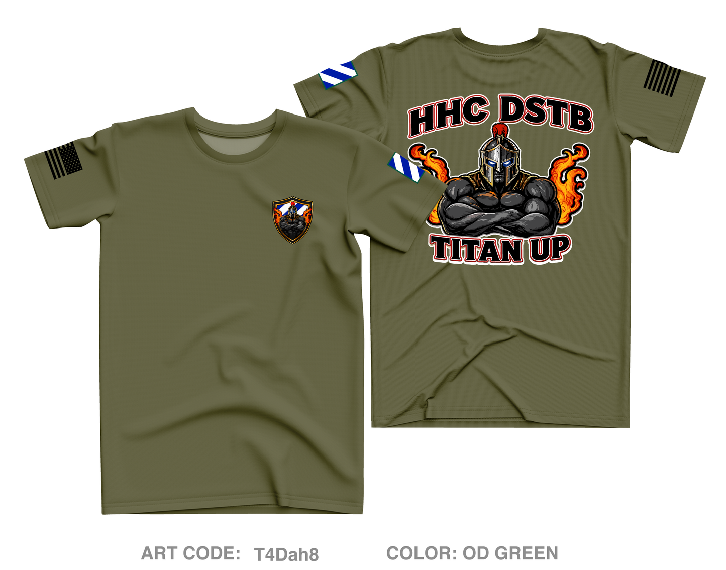HHC, DSTB, 3DSB Core Men's SS Performance Tee - T4Dah8