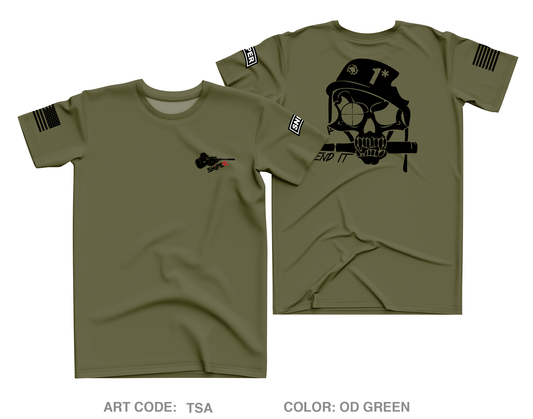Sniper Team Store 1 Core Men's SS Performance Tee - TSa