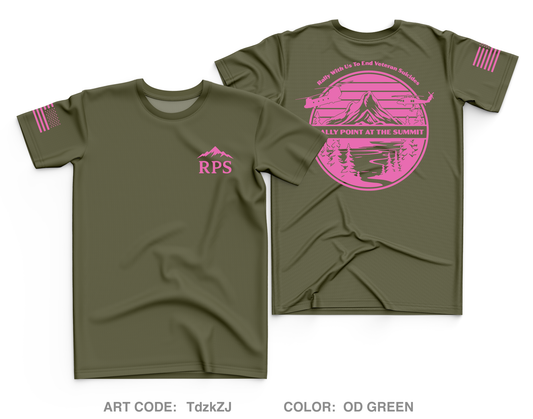 Rally Point at the Summit Fundraising Collection Core Men's SS Performance Tee - TdzkZJ