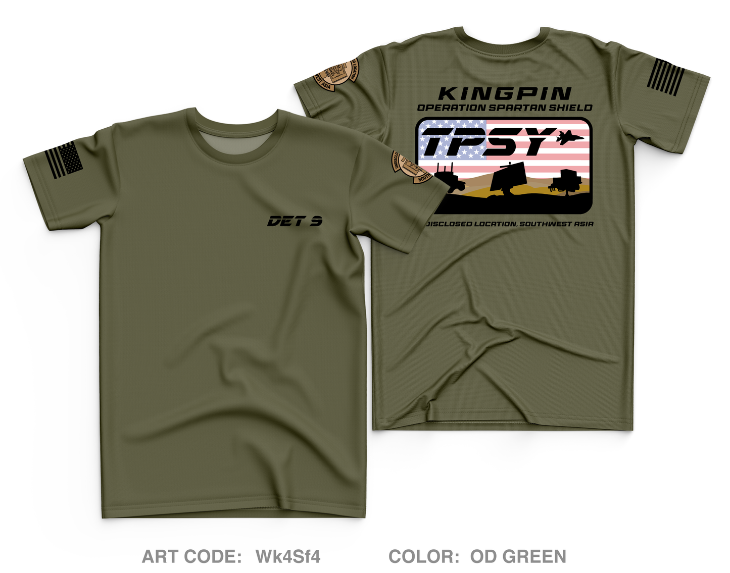 727 EACS Core Men's SS Performance Tee - Wk4Sf4