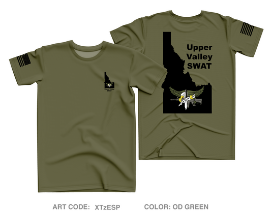 Upper Valley SWAT Team Core Men's SS Performance Tee - XTzESP