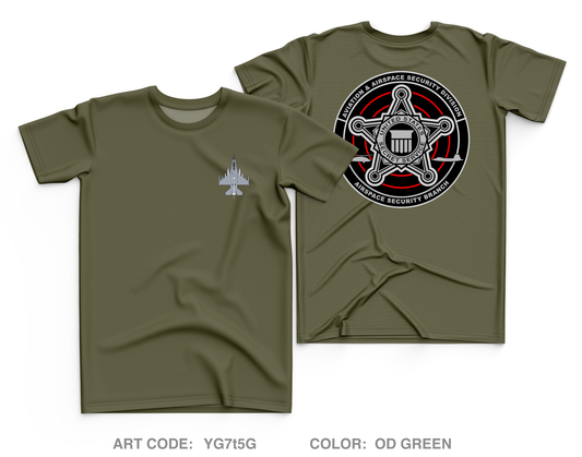 Airspace Security Branch Core Men's SS Performance Tee - YG7t5G