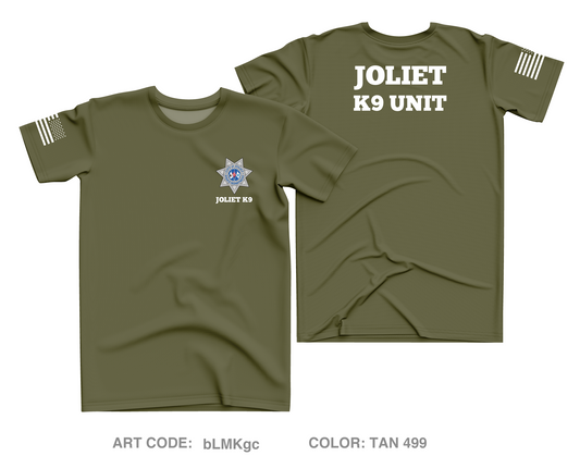 Joliet Police K9 Unit Core Men's SS Performance Tee - bLMKgc