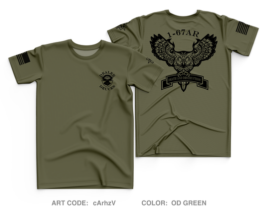 S2, 1-67 AR Core Men's SS Performance Tee - cArhzV