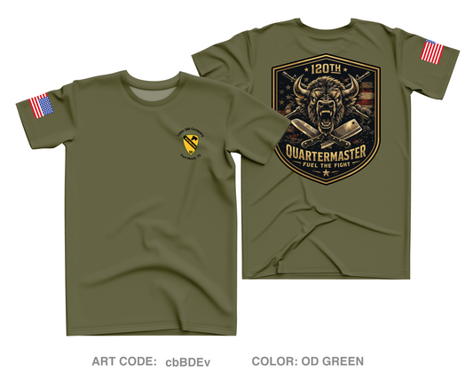 JCCoE, 266th QM BN, 23rd QM BDE Core Men's SS Performance Tee - cbBDEv
