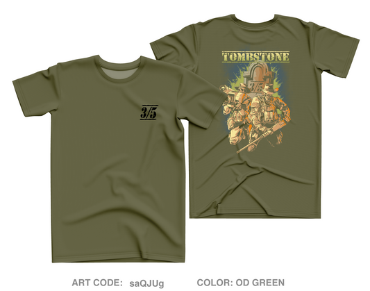 CAAT 1 Tombstone Core Men's SS Performance Tee - saQJUg