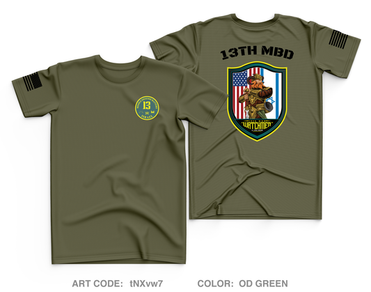 13th MDB Core Men's SS Performance Tee - Exkuwp