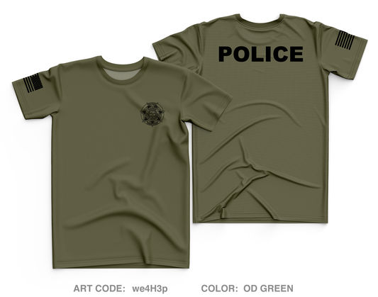Gadsden Police Core Men's SS Performance Tee - we4H3p