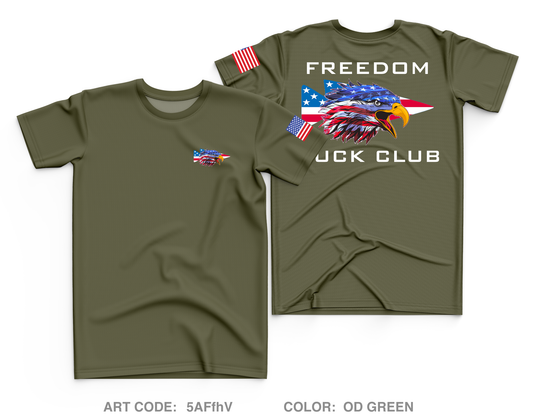 Freedom Ruck Club Core Men's SS Performance Tee - 5AFfhV