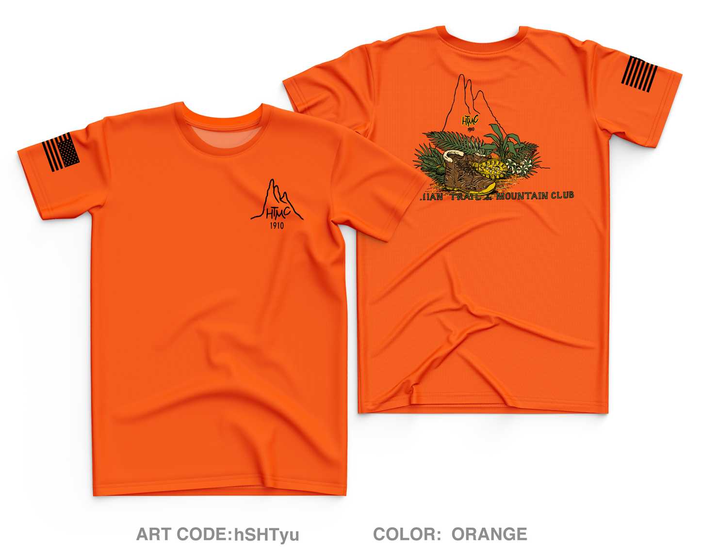 Hawaiian Trail and Mountain Club (HTMC) Core Men's SS Performance Tee - hSHTyu