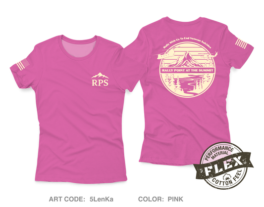 Rally Point at the Summit Fundraising Collection Core Women's SS Flex Performance Tee - 5LenKa