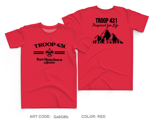 Troop 431 Core Men's SS Performance Tee - Qa8QBk