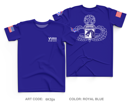 XVIII Airborne Corps OSJA Core Men's SS Performance Tee - 6K3jjs