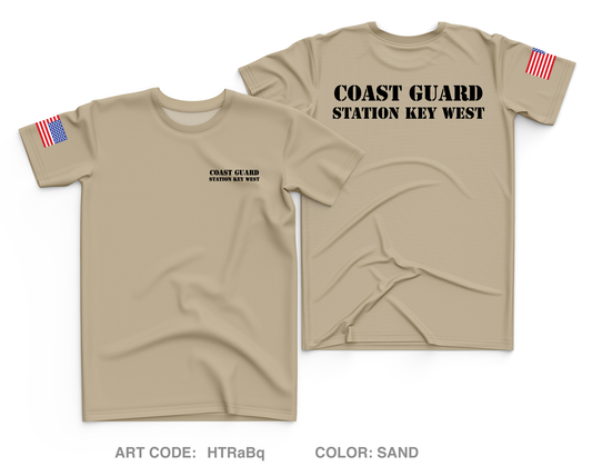 Coast Guard Station Key West Store 1 Core Men's SS Performance Tee - HTRaBq