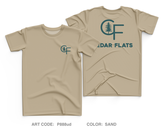 Cedar Flats LLC. Core Men's SS Performance Tee - P888ud