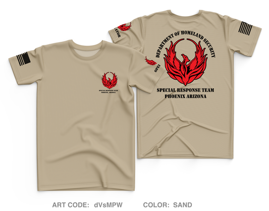 Phoenix Arizona Special Response Team  Core Men's SS Performance Tee - dVsMPW